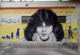 Murale Claudio Baglioni